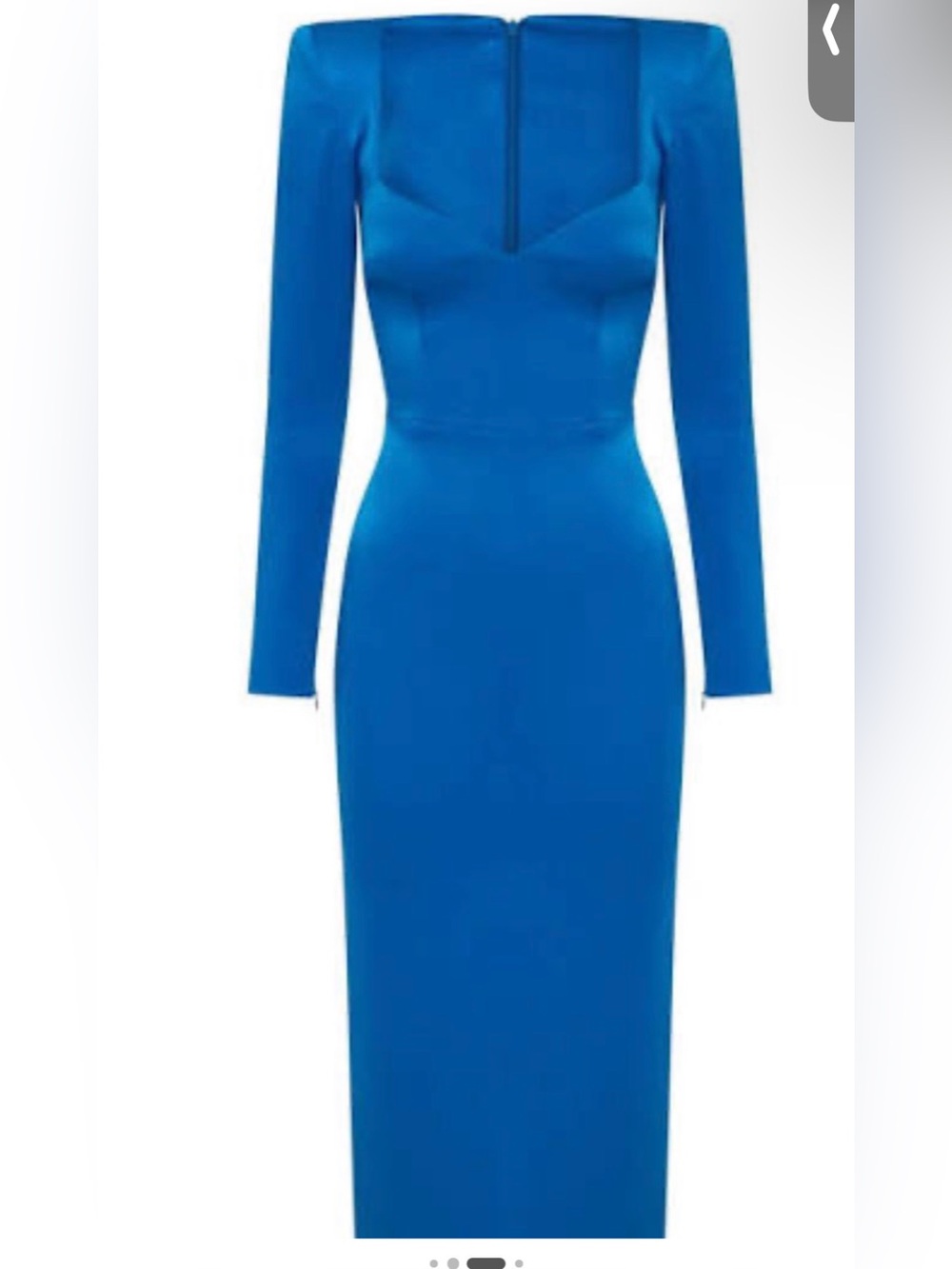 Alex Perry Turquoise Blue Midi Dress medium - Picture 3 of 11